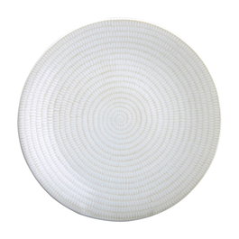Avet Plato Llano 27,5 cm - Juego de 6 Piezas en Gres (Stoneware), Colección Rice